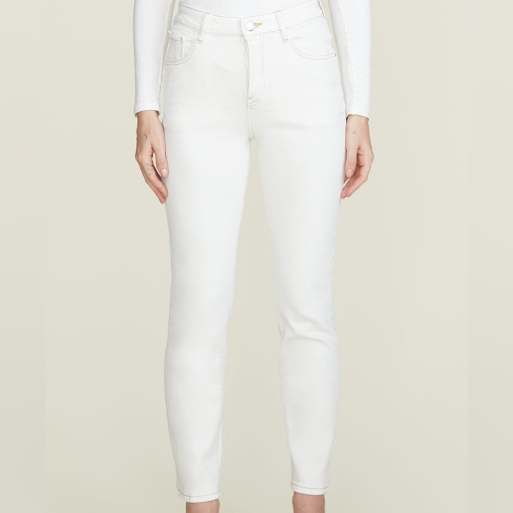NWT Warp + Weft CDG High Rise Straight Jeans